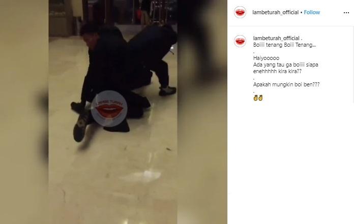 Pria mabuk diduga Boy William. (Instagram)