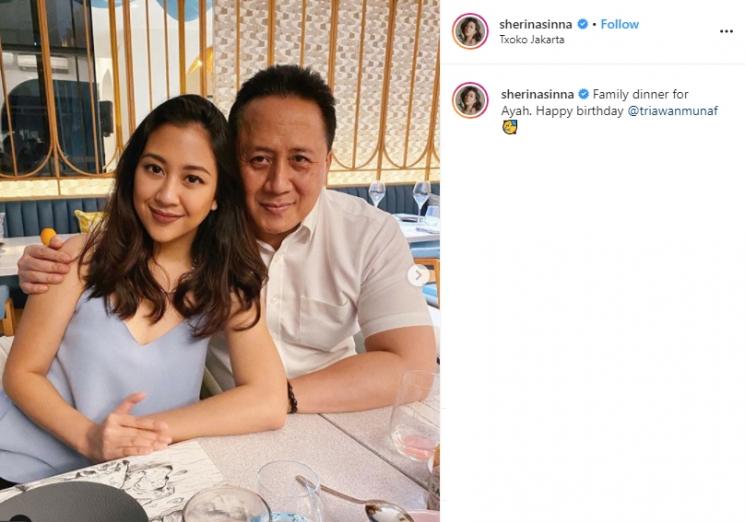 Sherina Munaf dan Triawan Munaf (Instagram/@sherinasinna)