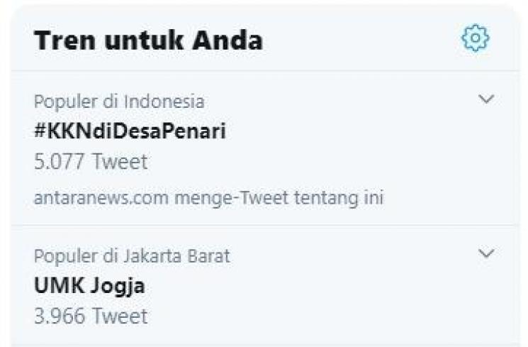 Film KKN Desa Penari trending (Twitter)