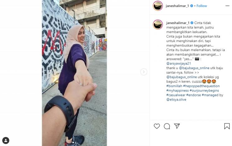 Jane Shalimar dan Arsya Wijaya (Instagram/@janeshalimar)