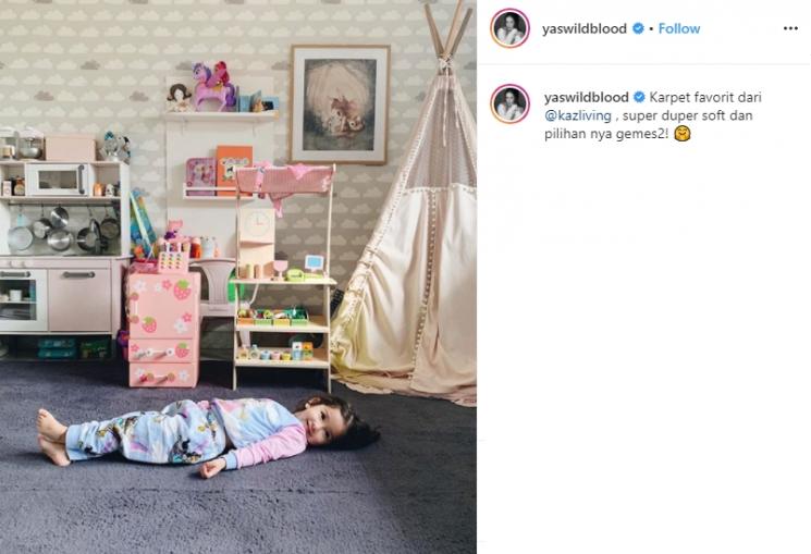 Penampakan rumah Yasmine Wildblood (Instagram/@yaswildblood)