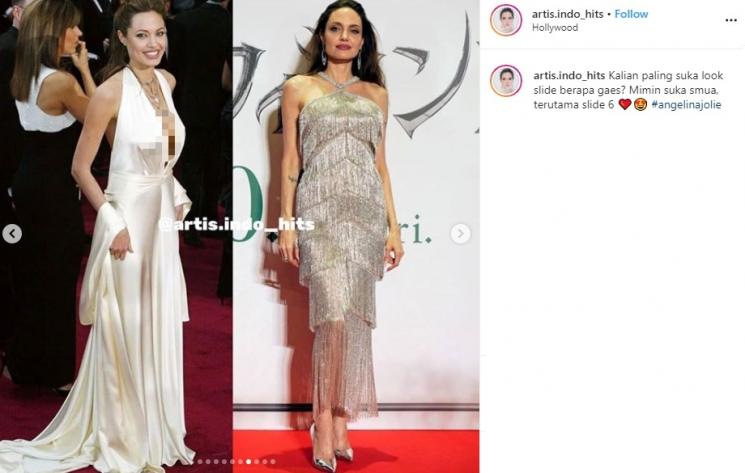 Angelina Jolie (Instagram/@artis.indo_hits)