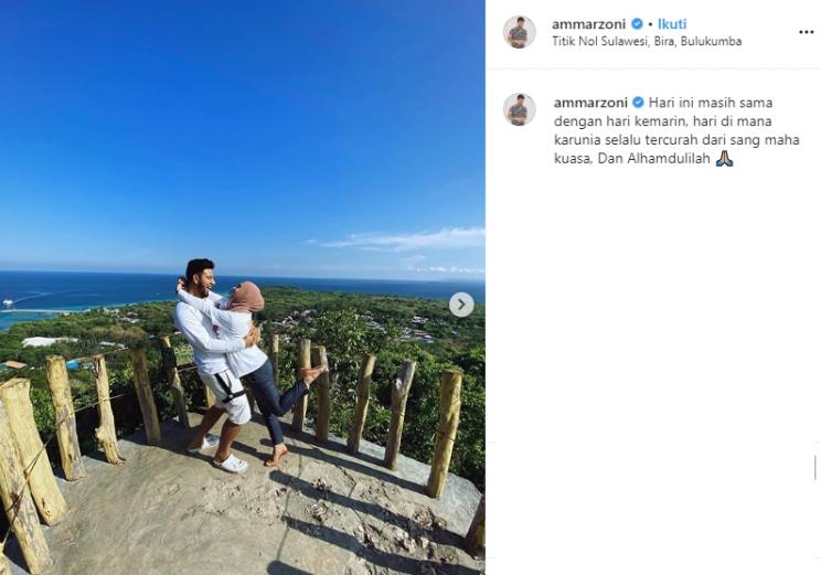 Irish Bella dan Ammar Zoni di Bulukumba (Instagram/@ammarzoni)