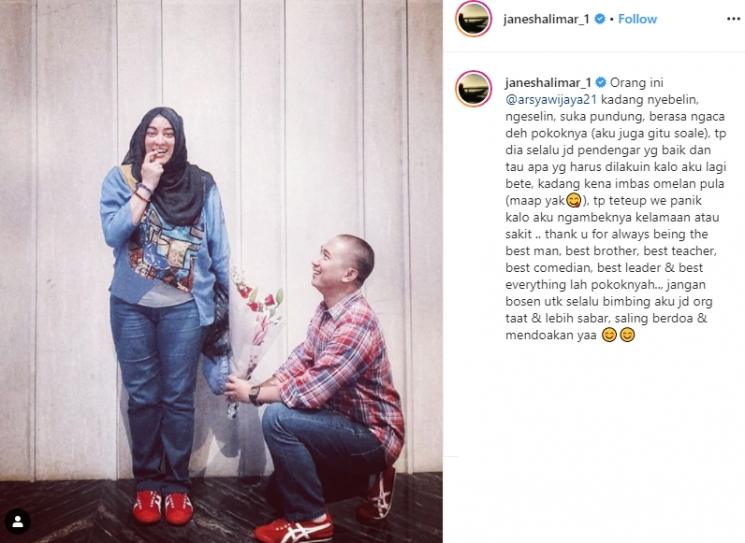 Jane Shalimar dan Arsya Wijaya (Instagram/@janeshalimar)