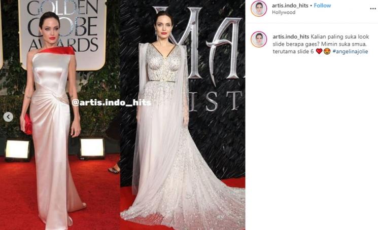 Angelina Jolie (Instagram/@artis.indo_hits)