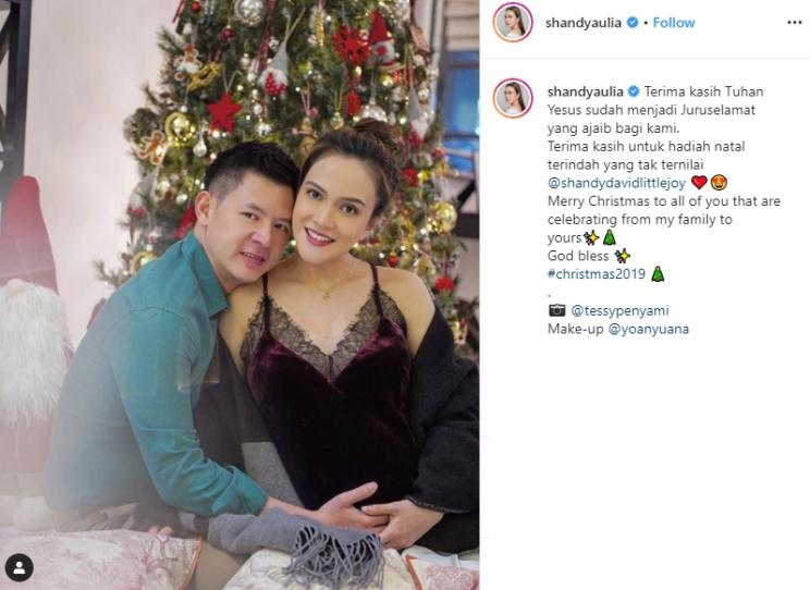 Shandy Aulia dan David Herbowo (Instagram/@shandyaulia)