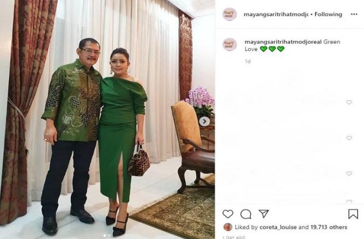Mayangsari (Instagram @mayangsaritrihatmodjoreal)