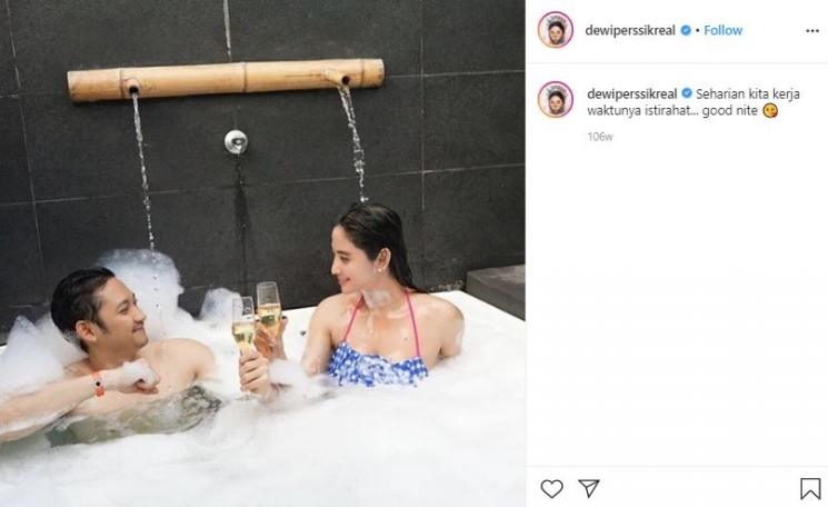 Dewi Perssik - Angga Wijaya. (Instagram/@dewiperssikreal)