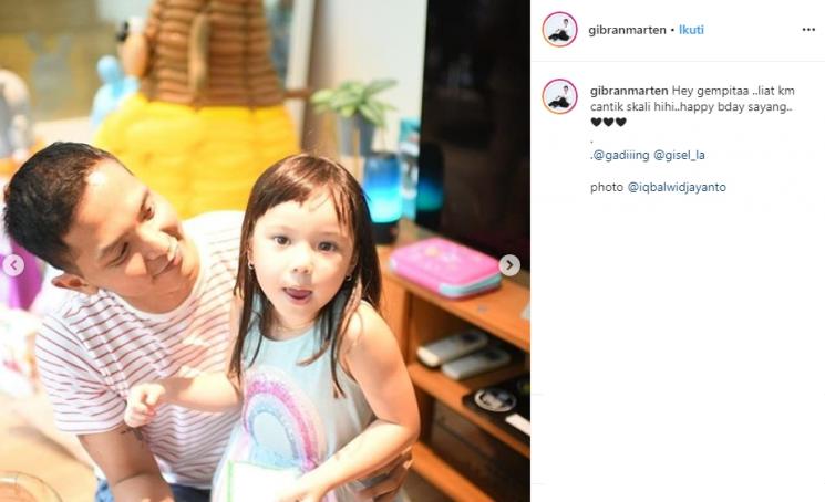 Gibran Marten dan Gempita Nora Marten (Instagram/@gibranmarten)