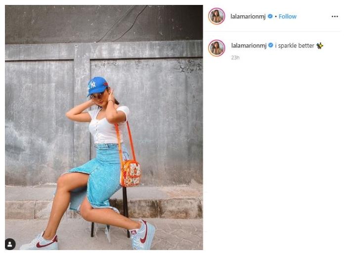 Marion Jola. (Instagram/@lalamarionj)