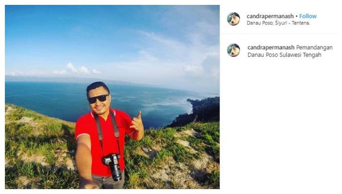 Candra Permana, mantan suami Wika Salim. (Instagram/@candrapermanash)