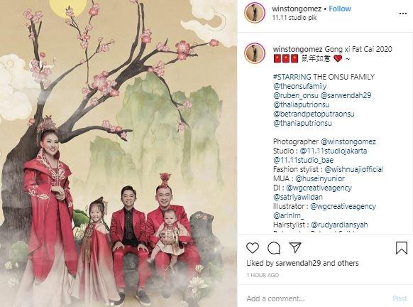 Keluarga The Onsu. (Instagram/@sarwendah29)