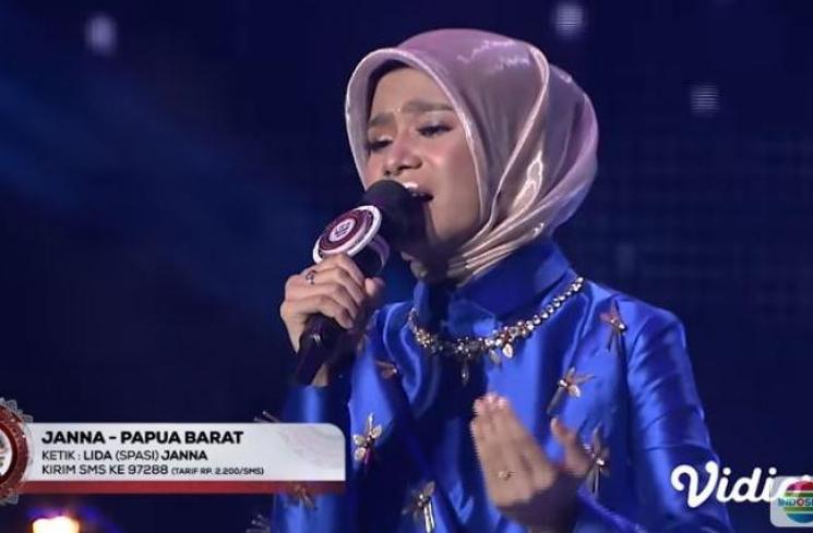 Janna LIDA 2020.(Youtube/Indosiar)