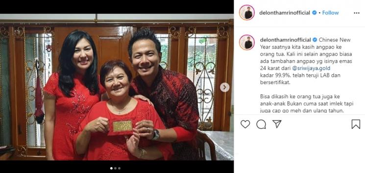 Delon Thamrin dan Aida Noplie Chandra (Instagram/@delonthamrinofficial)