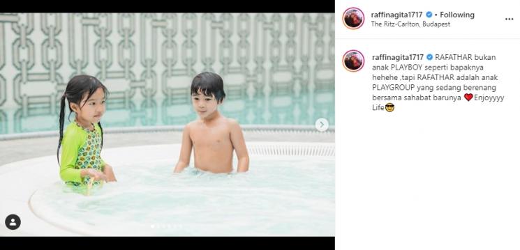 Rafathar dan sahabat barunya (Instagram/@raffinagita1717)