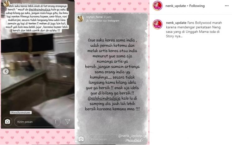 Reaksi Fans Bollywood (Instagram/@nenk_update)