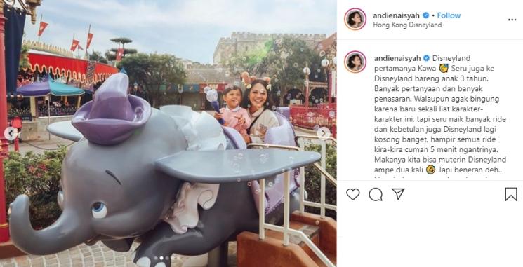 Liburan Andien Aisyah (Instagram/@andienaisyah)