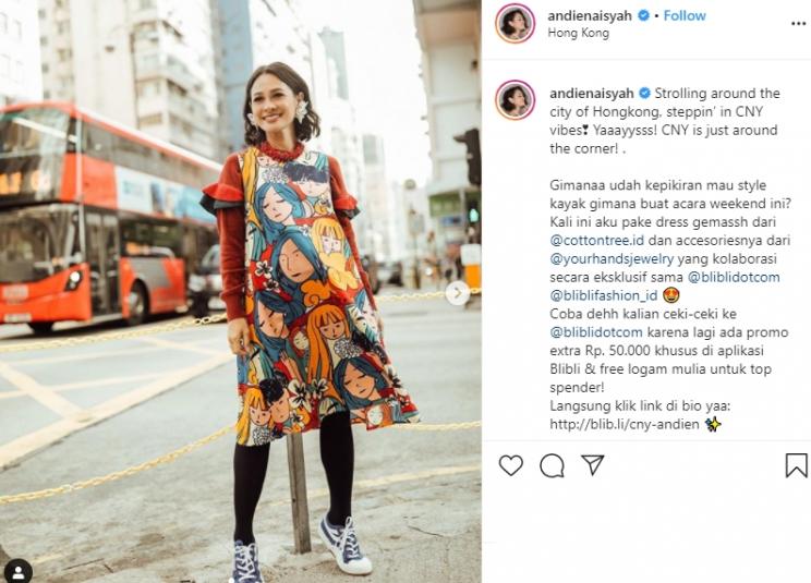 Liburan Andien Aisyah (Instagram/@andienaisyah)