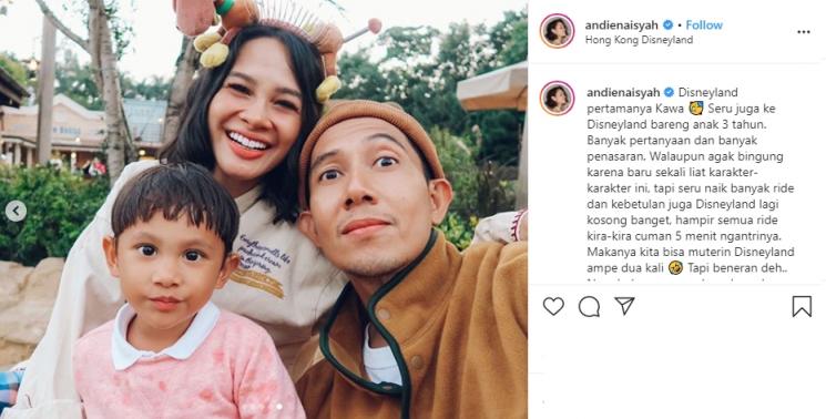 Liburan Andien Aisyah (Instagram/@andienaisyah)