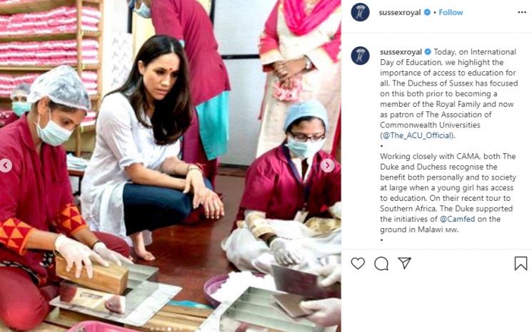 Meghan Markle (Instagram/@sussexroyal)