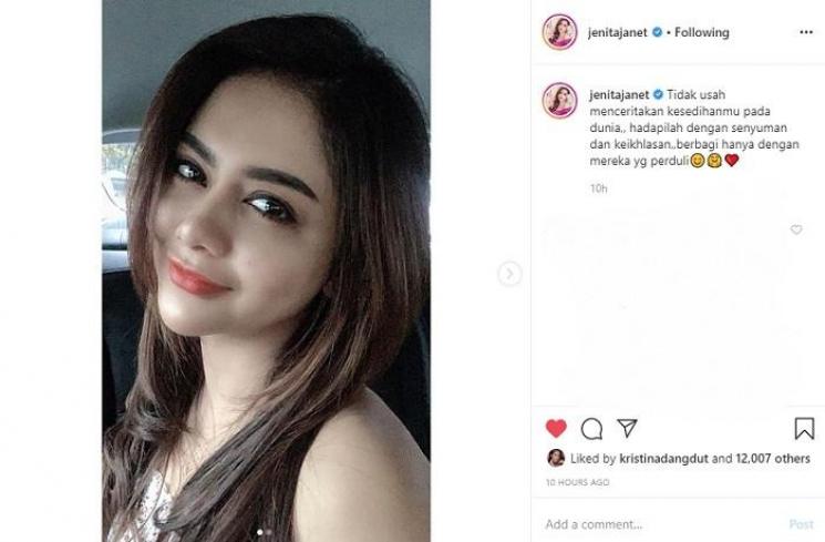 Jenita Janet dihujat karena buka suara soal perceraian di media (Instagram @jenitajanet)