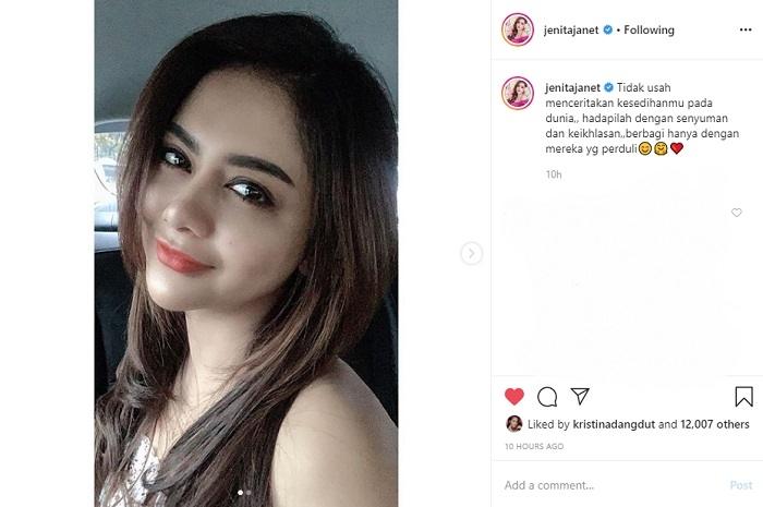 Jenita Janet dihujat karena buka suara soal perceraian di media (Instagram @jenitajanet)