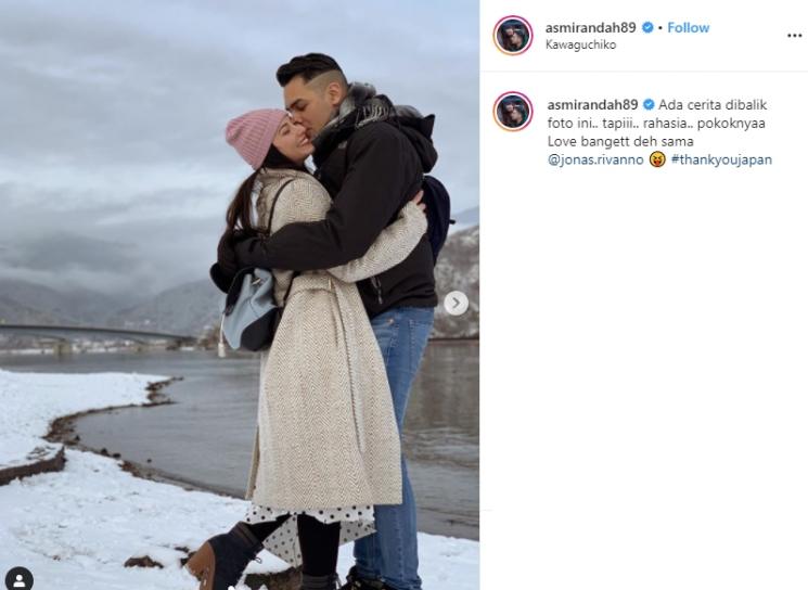 Asmirandah dan Jonas Rivanno (Instagram/@asmirandah89)