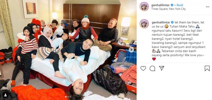 Potret liburan Gen Halilintar (Instagram/@genhalilintar)