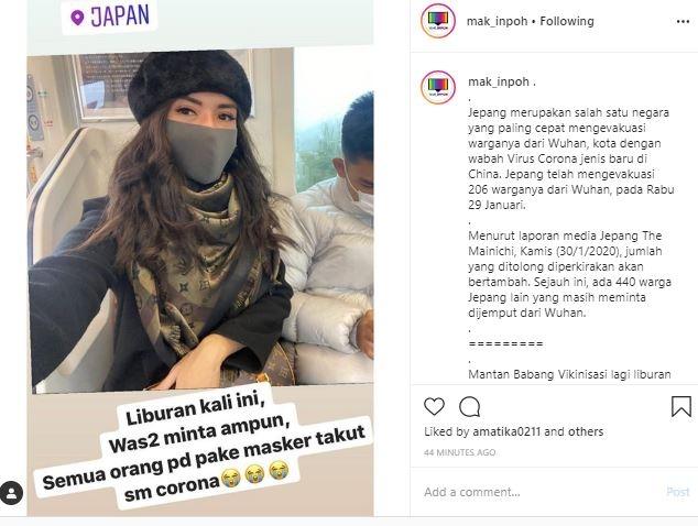 Anggia Chan. (Instagram/@anggia_chan)