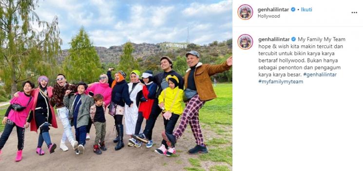 Potret liburan Gen Halilintar (Instagram/@genhalilintar)