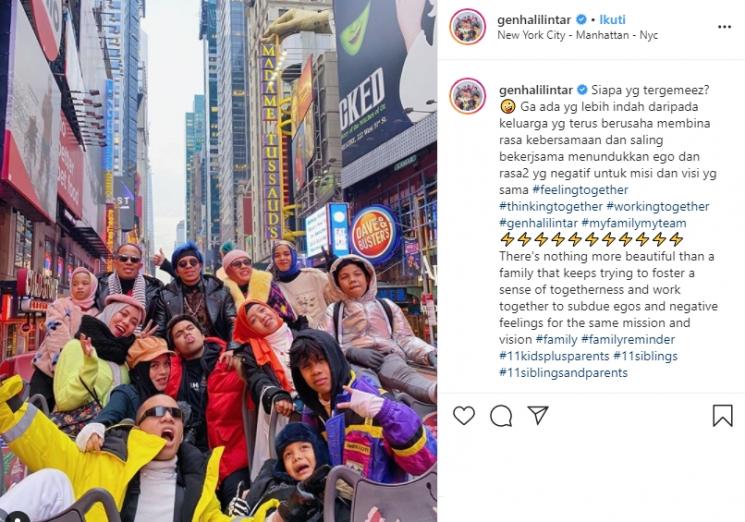 Potret liburan Gen Halilintar (Instagram/@genhalilintar)