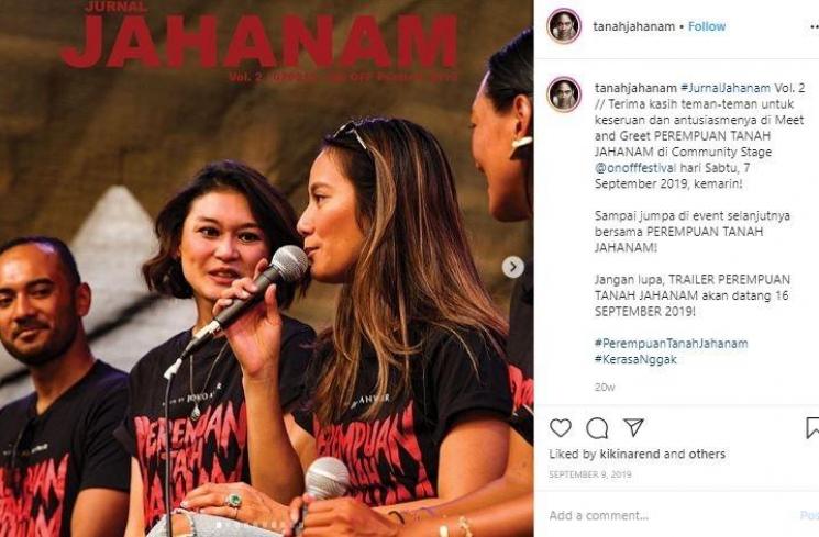 Tara Basro dan Marissa Anita. (Instagram/@tanahjahanam)