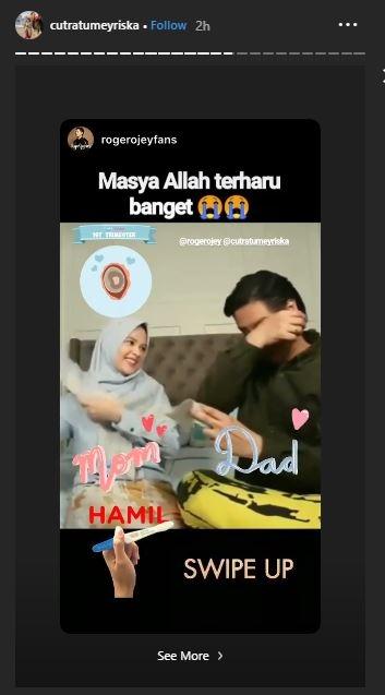 Roger Danuarta dan Cut Meyriska. (Instagram/@cutratumeyriska)