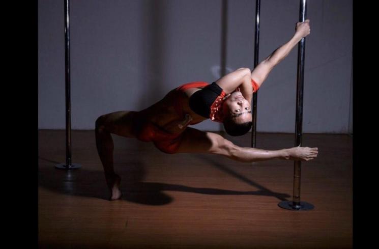 Junko, pelopor pole dance Indonesia. (Dok. Pribadi Junko)