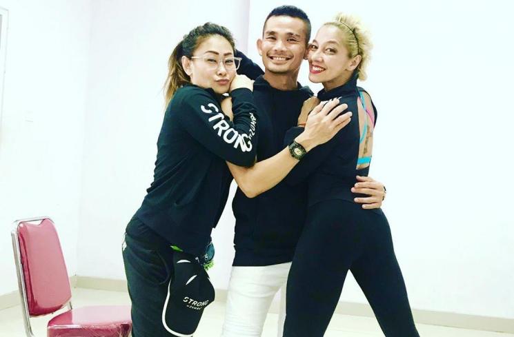 Junko dan Vicky Burki. (Instagram/@junkoagus)