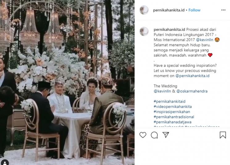 Kevin Liliana Menikah (Instagram/@pernikahankita.id)