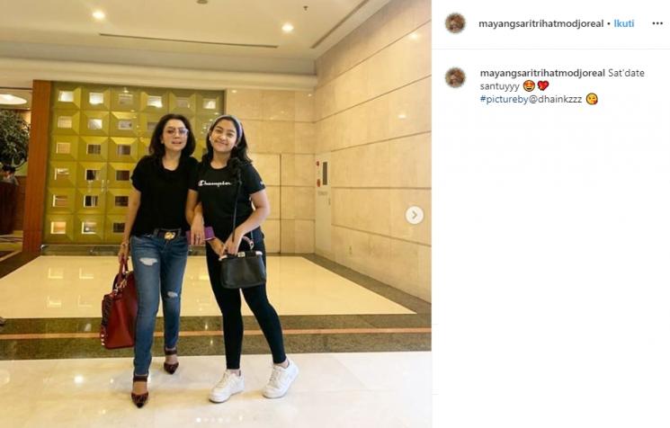 Mayangsari dan Khirani (Instagram/@mayangsaritrihatmodjoreal)