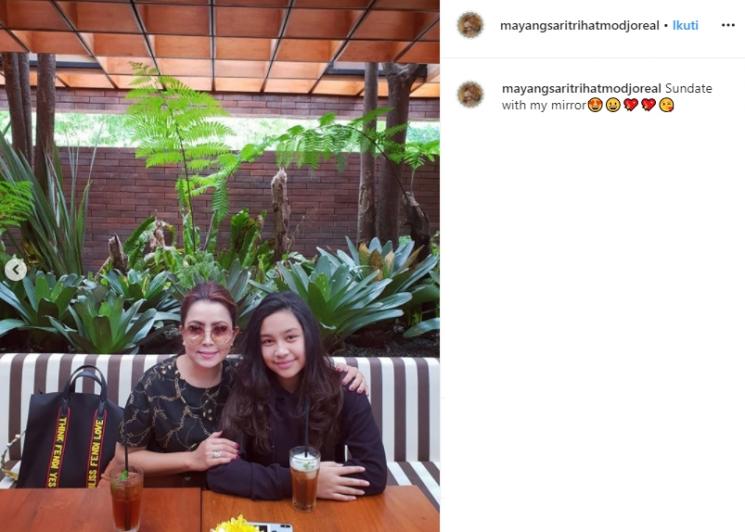 Mayangsari dan Khirani (Instagram/@mayangsaritrihatmodjoreal)