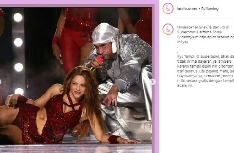Shakira. (Instagram/@lamiscorner)