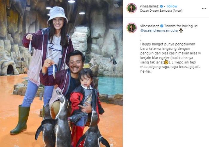 Vinessa Inez dan Ammar Kanz. (Instagram/@vinessainez)