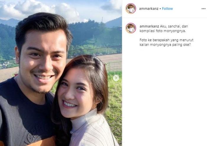 Vinessa Inez dan Ammar Kanz. (Instagram/@ammarkanz)