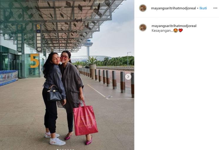Mayangsari dan Khirani (Instagram/@mayangsaritrihatmodjoreal)