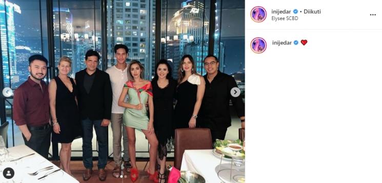 Gala dinner ulang tahun Jessica Iskandar (Instagram/@inijedar)