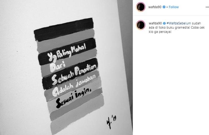 Buku Puisi Wafda. (Instagram/@wafda90)