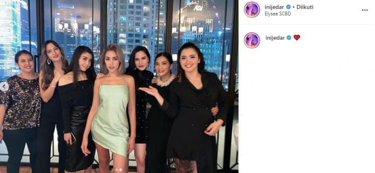 Gala dinner ulang tahun Jessica Iskandar (Instagram/@inijedar)