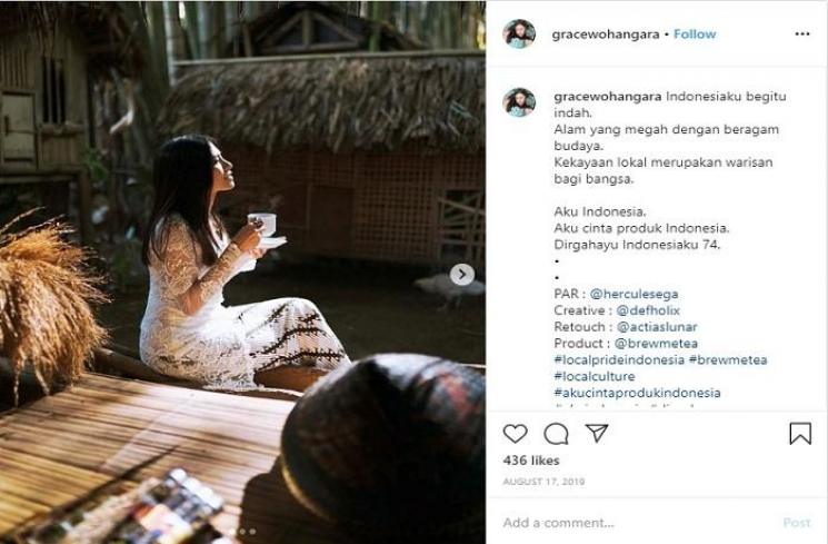 Grace Fransin Wohangara (Instagram @gracewohangara)