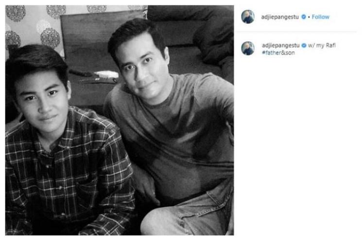 Raffi Akbar Pangestu. (Instagram/@adjiepangestu)