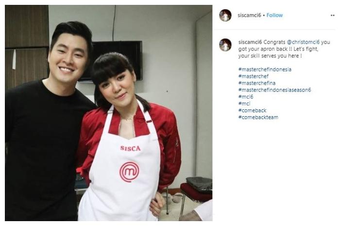 Christo dan Sisca Masterchef. (Instagram/@siscamci6)