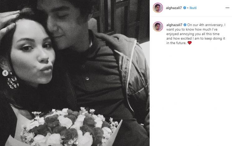 Alyssa Daguise dan Al Ghazali (Instagram/@alghazali7)