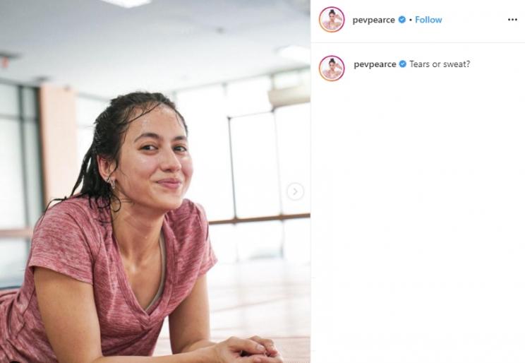 Potret Pevita Pearce usai olahraga (Instagram/@pevpearce)